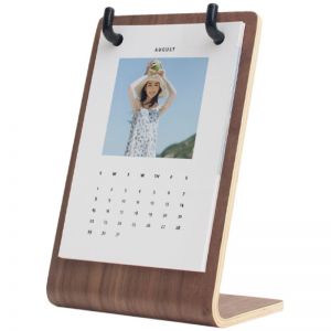 2022年木質支架高檔木製日曆